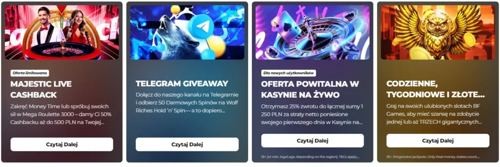 Promocje i bonusy dla graczy w kasynie Energy casino