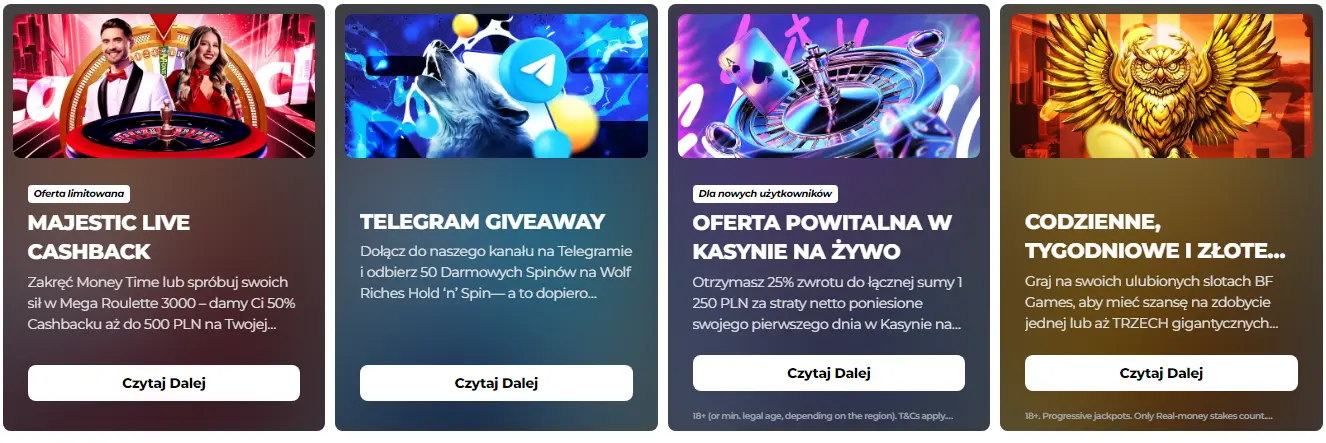 Promocje i bonusy dla graczy w kasynie Energy casino