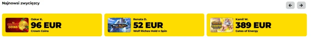 Bonus reload na kolejne depozyty Energy casino